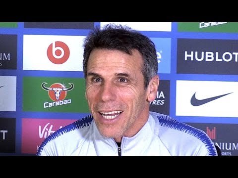 Chelsea 1-0 Bournemouth - Gianfranco Zola Post Match Press Conference- Carabao Cup Quarter-Final