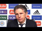 Leicester 1-1 Manchester City (Man City Win 1-3 On Pens) - Claude Puel Post Match Press Conference