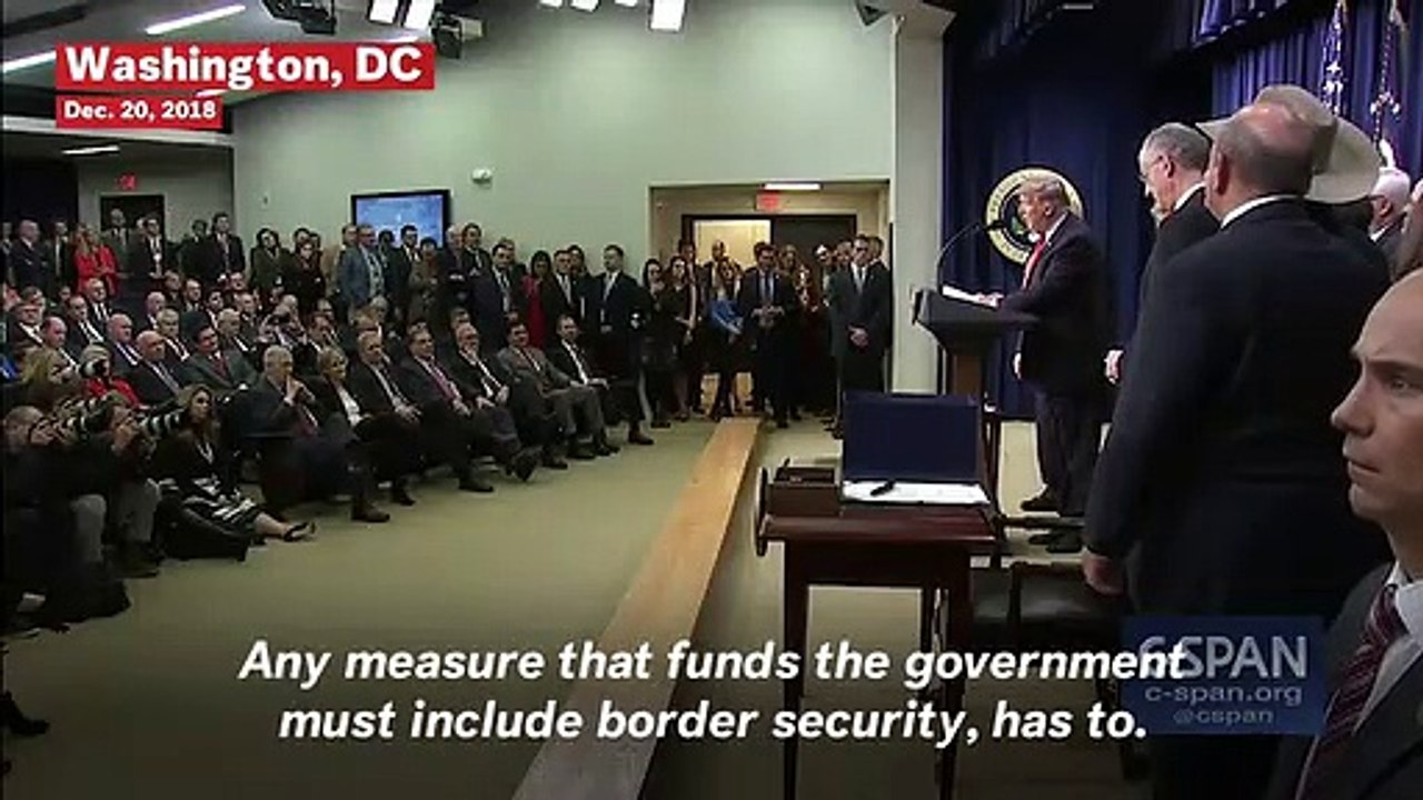 Trump Says Government Funding Bill Must Include Money For Border Wall: 'We Have No Choice'