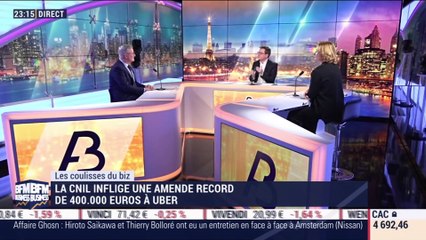 Les coulisses du biz: La CNIL inflige une amende record de 400.000 euros à Uber - 20/12