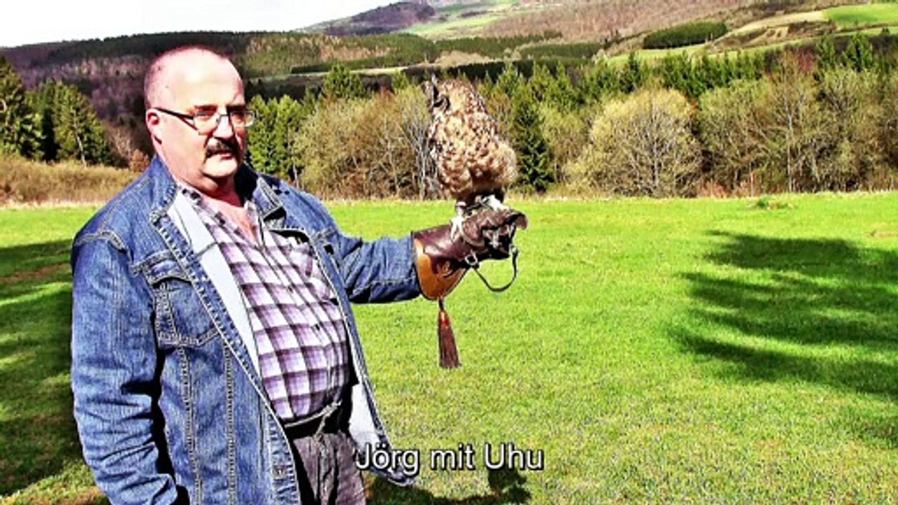 Jörg mit Uhu