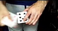 Truco de magia - Borrar y pintar cartas en la mano