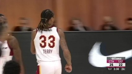 Emanuel Terry flies in for the alley-oop slam