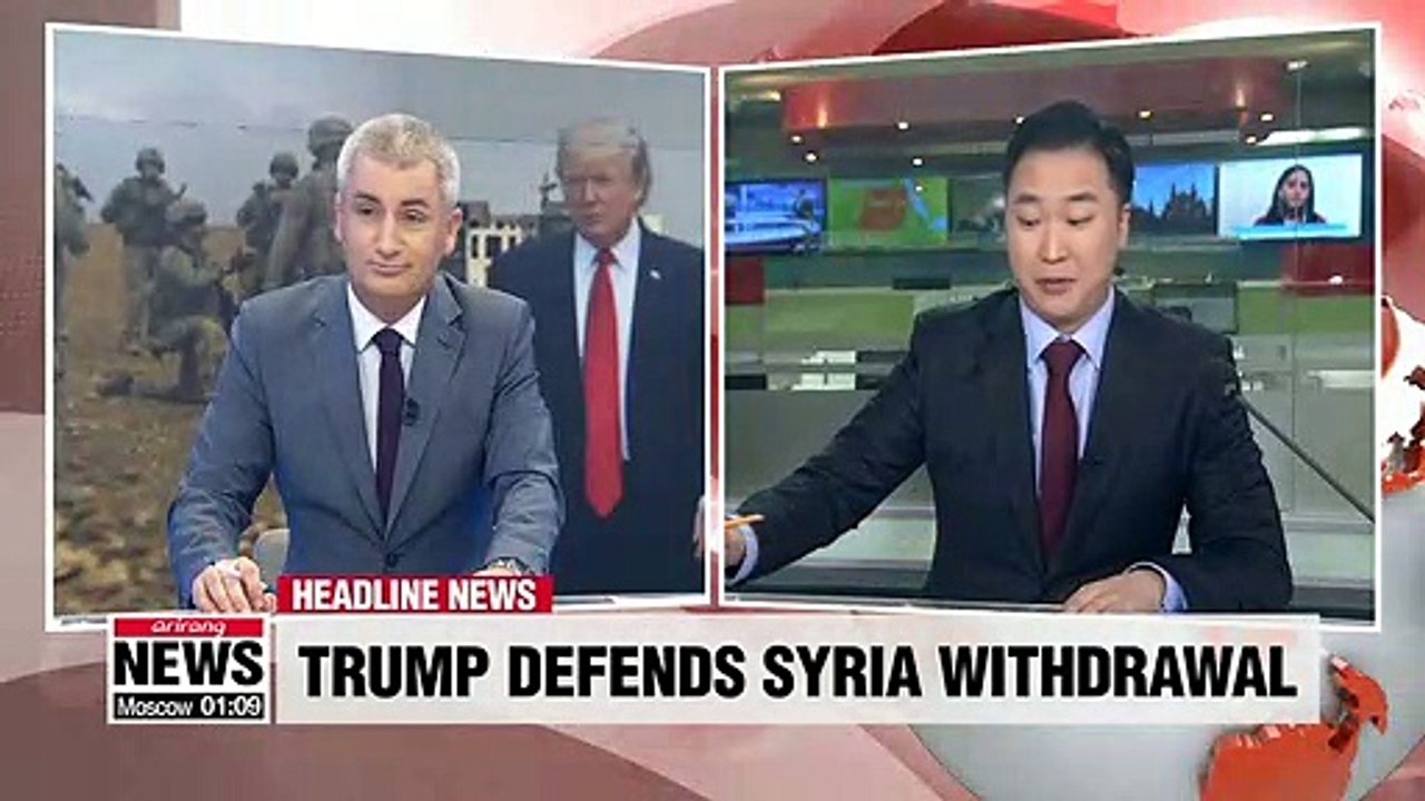 Trump defends pulling U.S. troops out of Syria after backlash from home and abroad