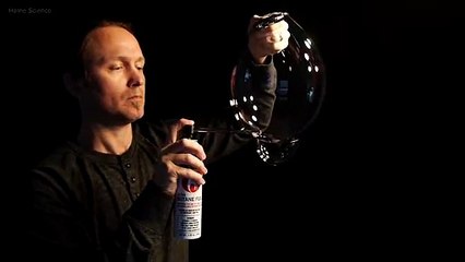 Fire Tornado Inside A Bubble - Amazing Science Experiment
