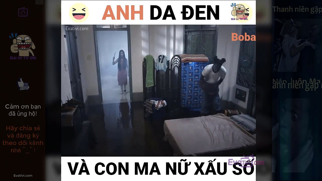 Hài hước - vui nhộn:  Anh da đen và ma nữ số nhọ