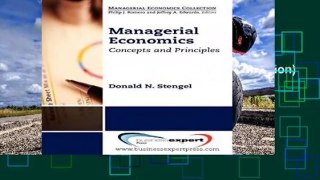 Library  Managerial Economics: Concepts and Principles (Managerial Economics Collection) - Donald