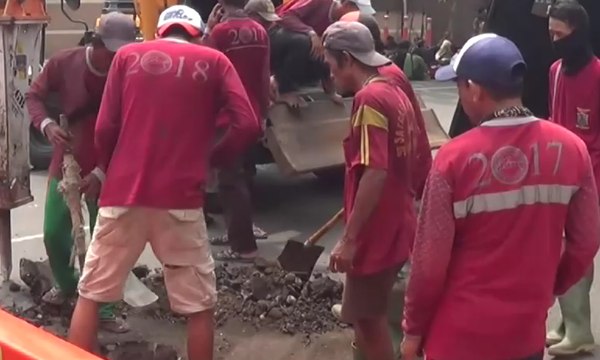 Jalan Gubeng Ambles, Perbaikan Jaringan Listrik dan PDAM Dikebut