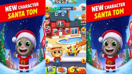 Santa Tom - Talking Tom Gold Run Christmas 2018