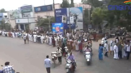 எட்டு வழி சாலைக்கு  தொடர் எதிர்ப்பு-வீடியோ