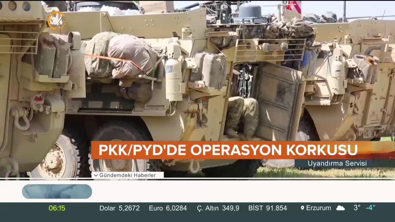 Teröristlerin kazdığı tüneller görüntüleniyor