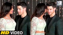 Priyanka Chopra Kisses Nick Jonas At Wedding Reception In Mumbai