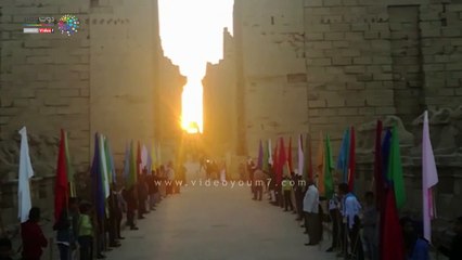 أكثر من 3 آلاف سائح يشهدون تعامد الشمس على "قدس الأقداس" بالكرنك