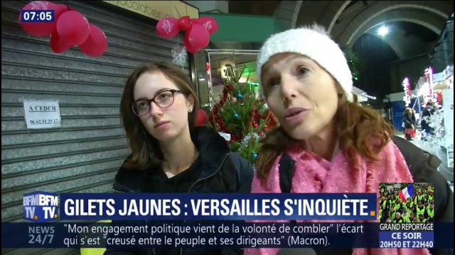 Gilets jaunes: à Versailles, le château va fermer par précaution ce samedi et les commerçants sont inquiets