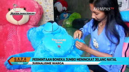 Permintaan Boneka Jumbo Meningkat Jelang Natal