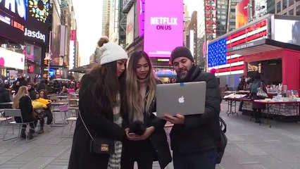 Times Meydanı'nda 'Yılın Fotoğrafları' oylaması - NEW YORK
