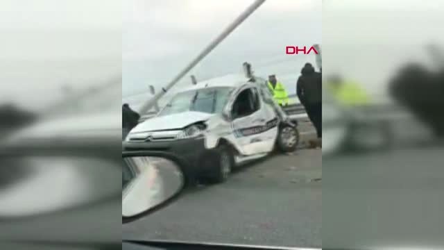 İstanbul Yavuz Sultan Selim Köprüsünde Kaza