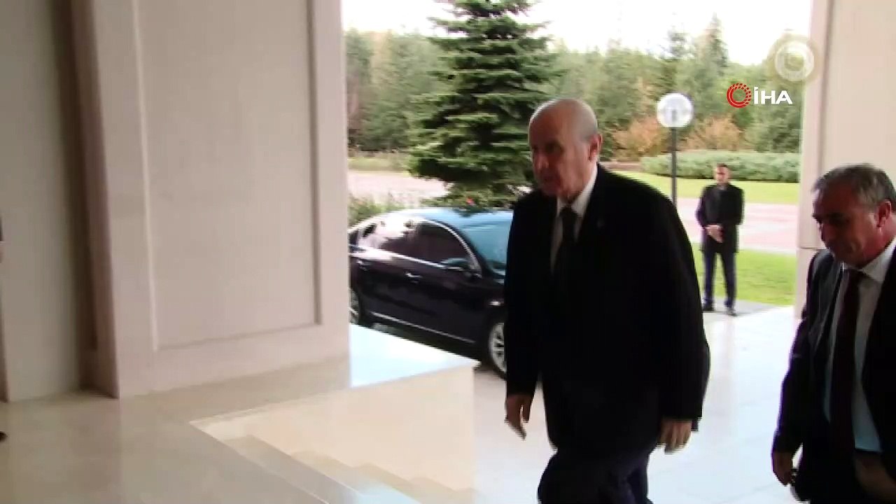 TBMM Başkanı Binali Yıldırım ve MHP Genel Başkanı Devlet Bahçeli görüşmesi arşiv görüntüleri