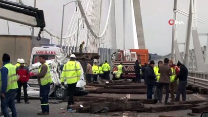 Yavuz Sultan Selim Köprüsü'nde kaza