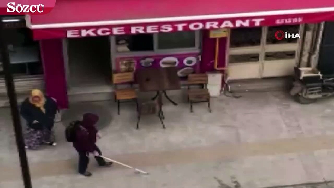 Görme engelli çocuğa hatalı otopark darbesi