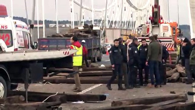 Yavuz Sultan Selim Köprüsü'nde zincirleme kaza: 1 ölü, 2'si polis 3 yaralı