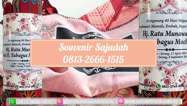 [TERMURAH!!!] Souvenir Sajadah 0813-2666-1515