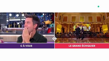 Maxime Switek ému dans "C à vous" après la surprise de sa maman en direct sur France 5