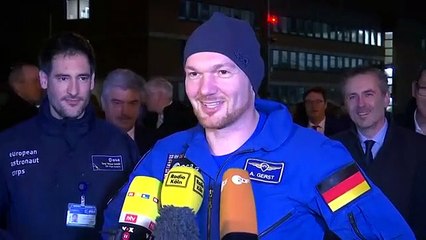 "Astro-Alex" in Deutschland gelandet