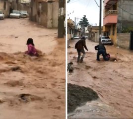 Sele Kapılan Çocuğu Böyle Kurtardılar