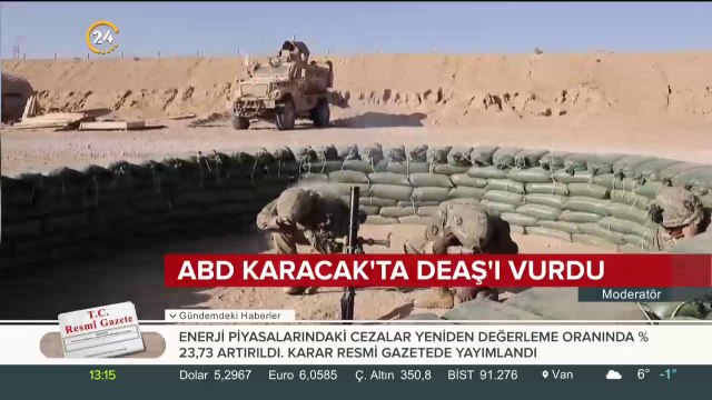 DEAŞ hedefleri vuruldu
