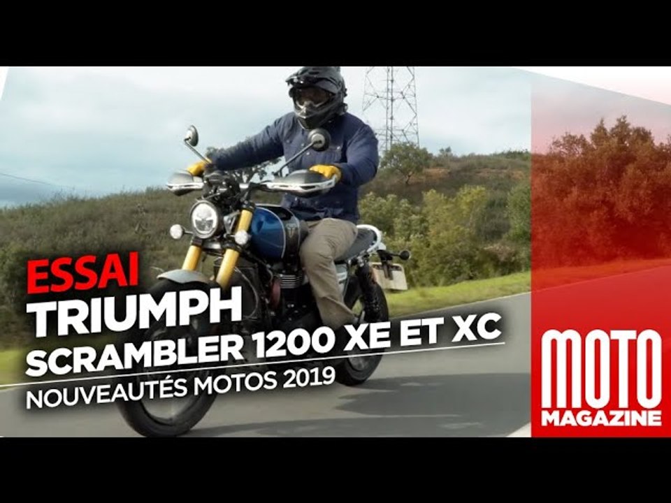 Triumph Scrambler 1200 XE et XC - Essai Moto Magazine