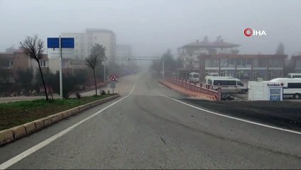 İslahiye’de hem güneşli, hem de sisli hava