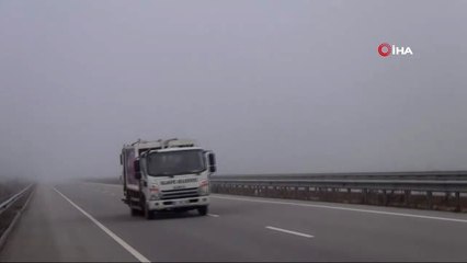 İslahiye'de Hem Güneşli, Hem de Sisli Hava