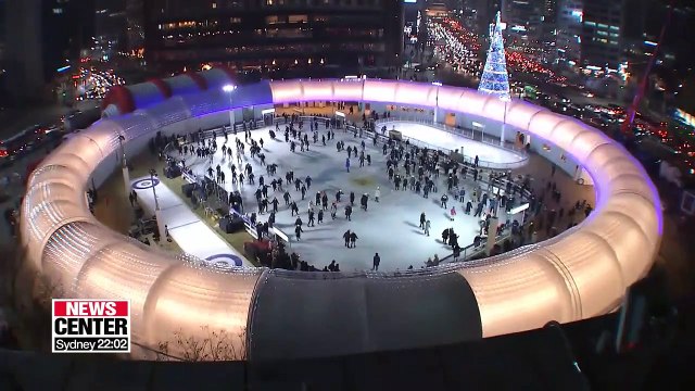 Seoul Plaza ice skating rink opens today to the public