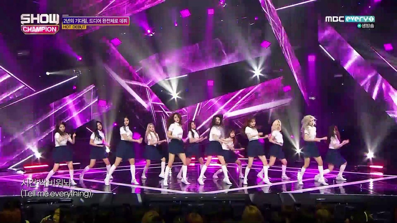 18.08.29 「MBCevery1」 Show Champion 今月の少女(LOONA) - favOriTe & Hi High
