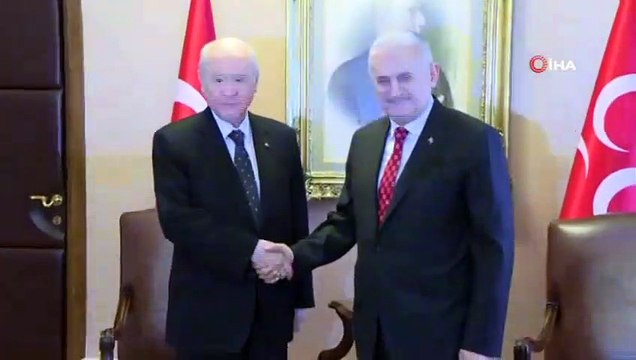 Meclis Başkanı Yıldırım, MHP Lideri Bahçeli İle Görüştü