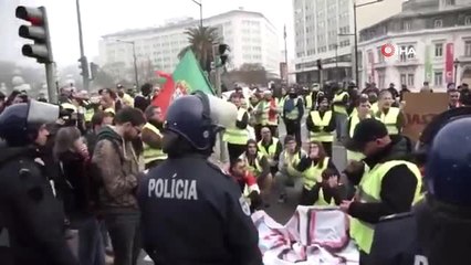 Portekizli "Sarı Yelekliler" Başarısız Oldu