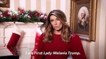 'I Really Don't Care, Do Yule?' Stephen Colbert Welcomes Fake Melania Trump to 'The Late Show'