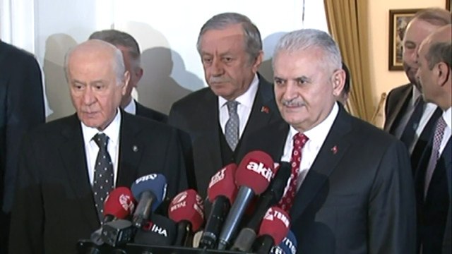 Yıldırım, MHP Lideri Bahçeli ile Görüştü