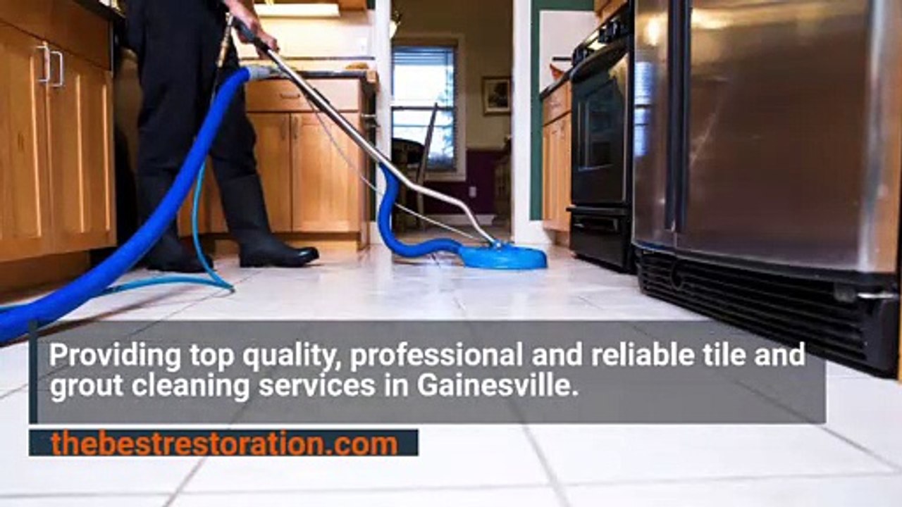 A well-known tile grout cleaning service company in Gainesville