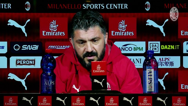 Highlights CS Gattuso vigilia Milan-Fiorentina