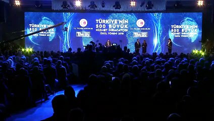 Türkiye’nin 500 Büyük Hizmet İhracatçısı Ödül Töreni - Görsel İşitsel Hizmetler - İSTANBUL