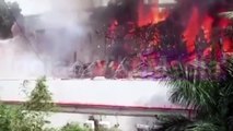 Footage: Deadly fire in Sony TV's Super Dancer set at RK Studios
