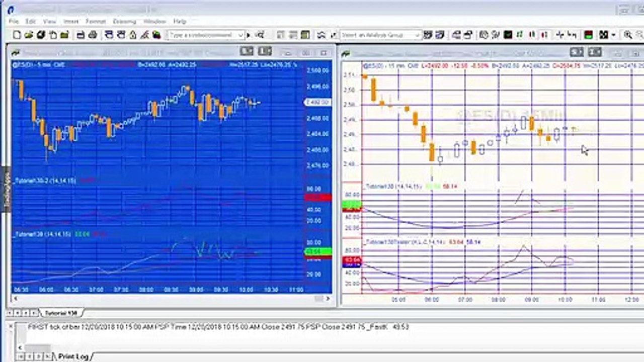 Tutorial 138 | Stochastic calculation based on a TradeStation EasyLanguage Price Series Provider | Part 2