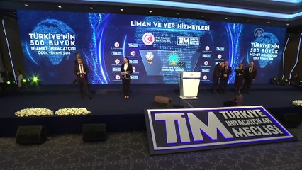 Türkiye’nin 500 Büyük Hizmet İhracatçısı Ödül Töreni - Liman ve Yer Hizmetleri - İSTANBUL