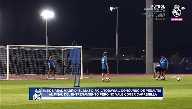 El divertido concurso de penaltis entre Ramos, Modric y Carvajal antes de la final del Mundial de Clubes