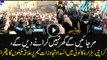 Residents of Hazara colony stage protest against anti-encroachment drive by railway administration
