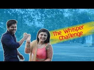 IWMBuzz : Shoaib Ibrahim and Yesha Rughani take up 'The Whisper Challenge'