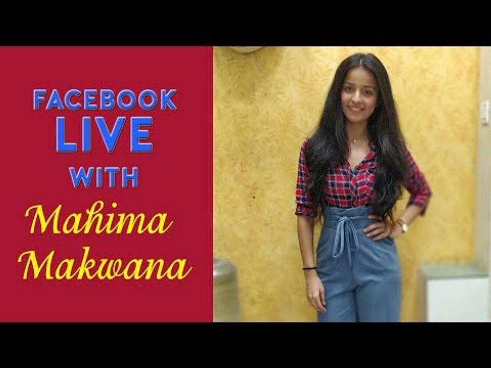 IWMBuzz: Facebook LIVE with Mahima Makwana
