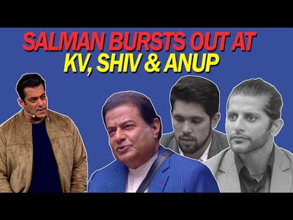 Update on Bigg Boss 12: Salman bursts out at Karanvir, Shivashish and Anup